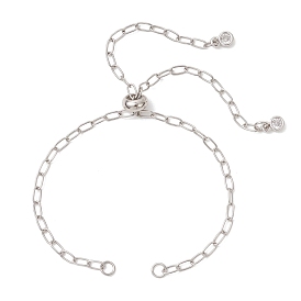 2.5мм 304 изготовление браслета-слайдера из нержавеющей стали со скрепками