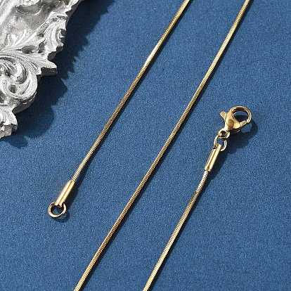 304 из нержавеющей стали змей цепи ожерелья, с карабин-лобстерами 