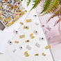 Olycraft 128 Pcs Alloy Rhinestone Cabochons, Nail Art Decoration Accessories, DIY Crystal Epoxy Resin Material Filling, Hollow Bowknot, Cadmium Free & Lead Free