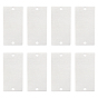Aluminium Links Connectors, Stamping Blank Tag, Name Plate, Business Card Blanks, Rectangle