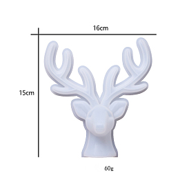 Christmas Reindeer Jewelry Display Stands Silicone Molds, for UV Resin, Epoxy Resin Craft Making