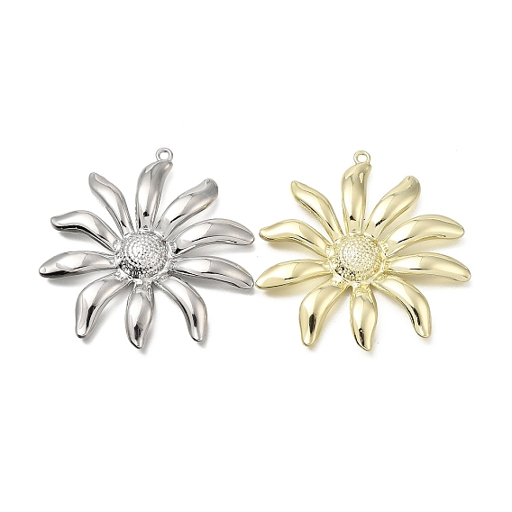 Alloy Pendants, Sunflower Charms