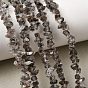 Hilos de cuentas de diamantes herkimer naturales, chip