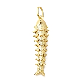 Стойки обшивки латунные подвески, рыбы прелести, долговечный, без свинца и без кадмия, с целью перехода в кольце