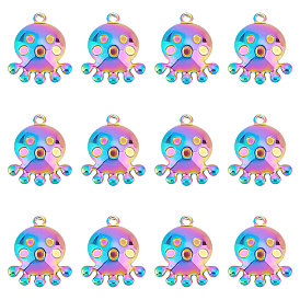 Ионное покрытие (ip) 304 подвески из нержавеющей стали, осьминог