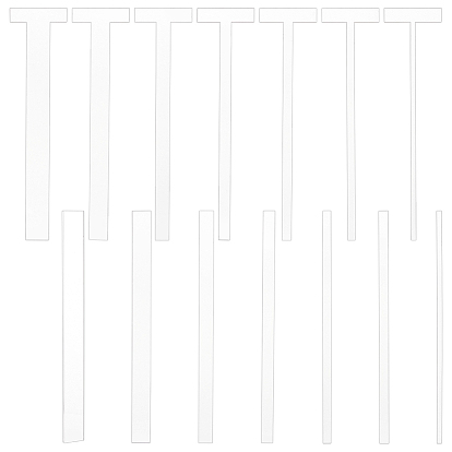 1 набор акриловых измерительных инструментов, для измерения перекрытия между книгами и тканью