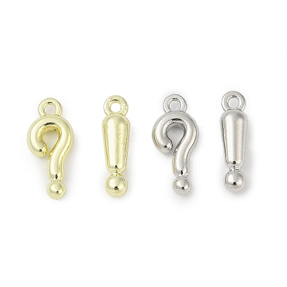 Подвески из сплава , амулеты с вопросительным и восклицательным знаком, без свинца, без кадмии и без никеля, стойки покрытие