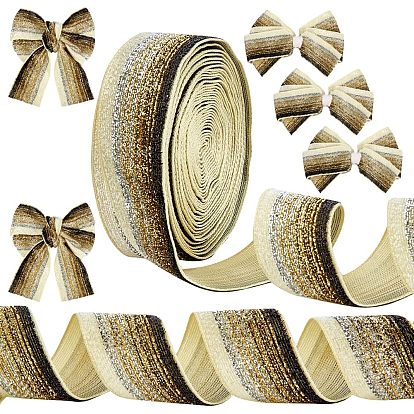 Блестящая нейлоновая лента, с блеском, плоский