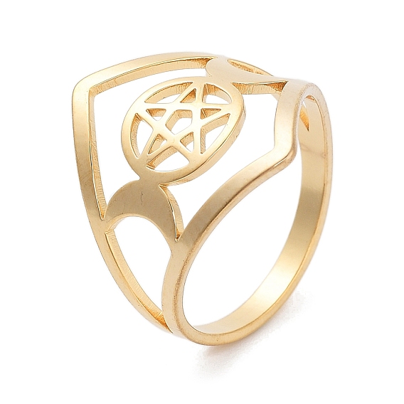 Ромб 304 перстни из нержавеющей стали для женщин