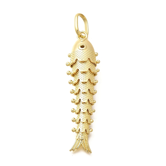 Стойки обшивки латунные подвески, рыбы прелести, долговечный, без свинца и без кадмия, с целью перехода в кольце