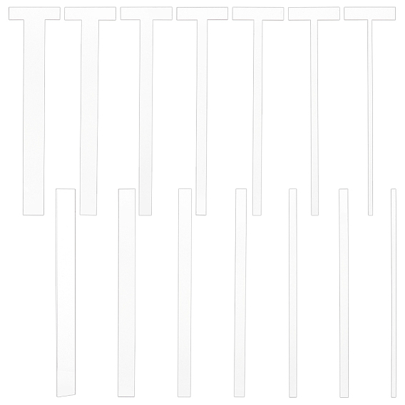 1 набор акриловых измерительных инструментов, для измерения перекрытия между книгами и тканью