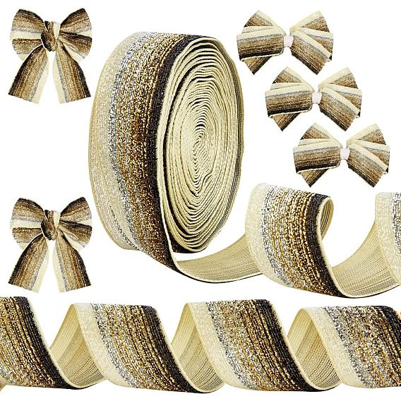 Блестящая нейлоновая лента, с блеском, плоский