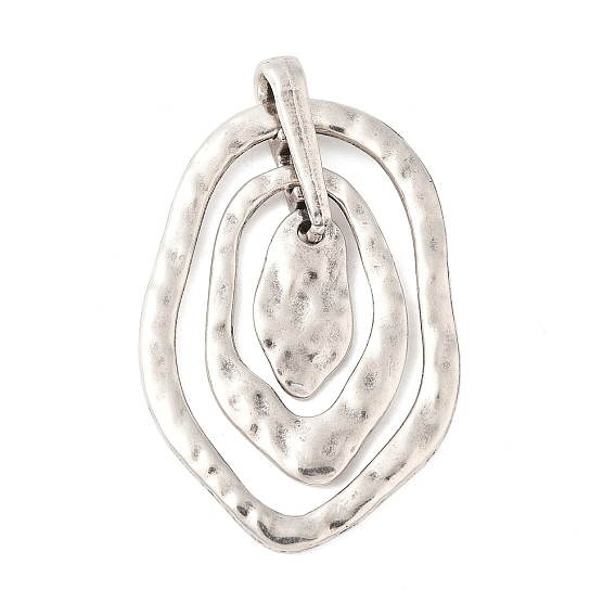 Большие сплавочные подвески, без кадмия и без свинца, нерегулярный лист