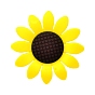 Sunflower Food Grade Silicone Beads, Chewing Beads For Teethers, DIY Nursing Necklaces Making