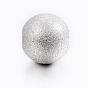 202 Stainless Steel Textured Beads, Round