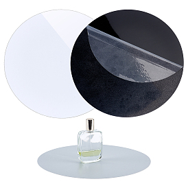 3 шт. 3 цветной ПВХ-фон для фотосъемки, для настольной предметной фотографии и рукоделия, плоско-круглые