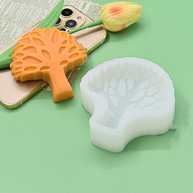 DIY Food Grade Silicone Candle Molds, for Scented Candle Making, Tree of Life