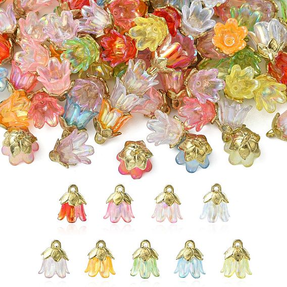90шт 9 цвета акриловые подвески, , Сплав с поиска