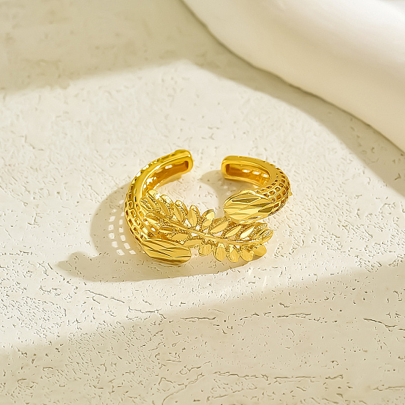 Латунные регулируемые манжеты для женщин, лист