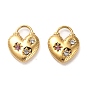304 подвески из нержавеющей стали, со стразами, подвески в форме сердца