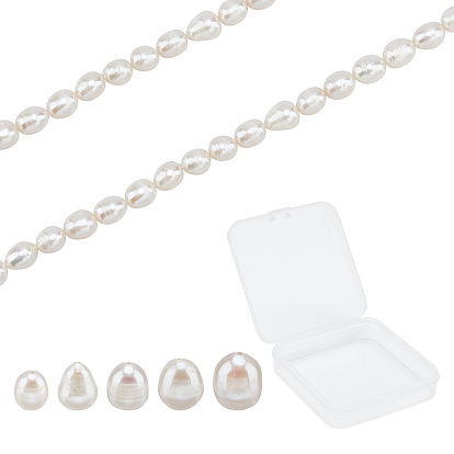 Grade A Natural Cultured Freshwater Pearl Beads, Rice