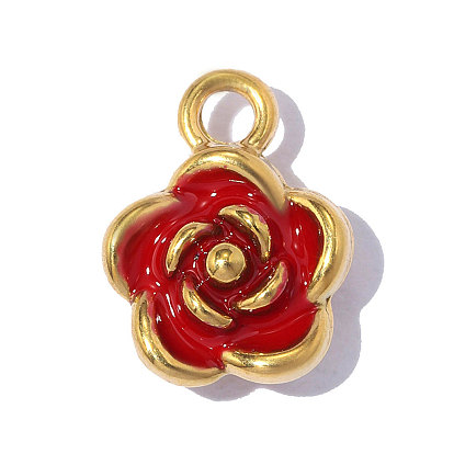 304 нержавеющая сталь с эмалированными подвесками, ионное покрытие (ip), , ручная полировка, реальный 18 k позолоченный