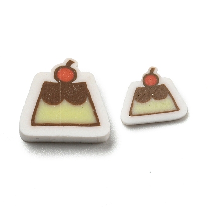 Handmade Polymer Clay Cabochons, Polymer Clay Slices for Nail Art & Phone Cases, Cake