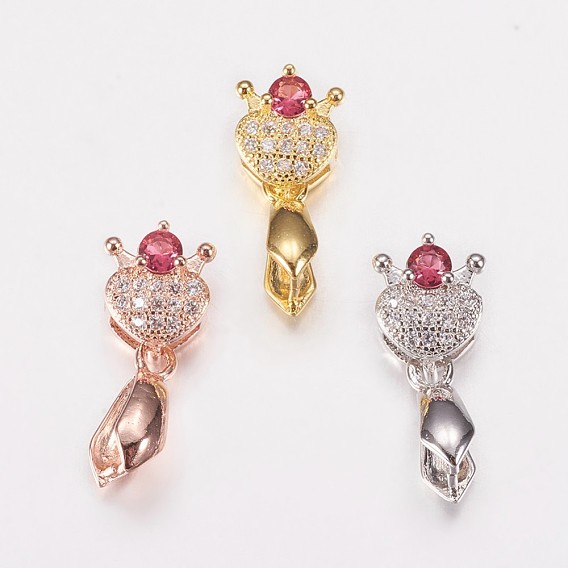 Долговечные латунные микропромывные кубические циркониевые льды, сердце