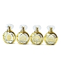 Gold Stamping Glass Spray Perfume Bottles, SPA Aromatherapy Essemtial Oil Empty Bottle