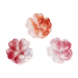 Glass Beads Caps, Flower