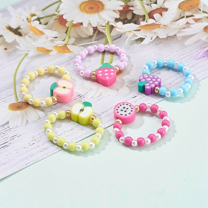 Acrylic Circle Beads, Acrylic Ring Beads