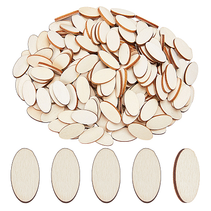 220 шт. овальные заготовки для поделок из дерева