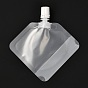30ML PET Plastic Travel Bags, Empty Refillable Bags, with Caps, Diamond Shapes with Matte Style, for Cosmetics, Sun Cream