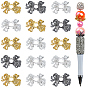 20Pcs Alloy Bead Caps, Bowknot