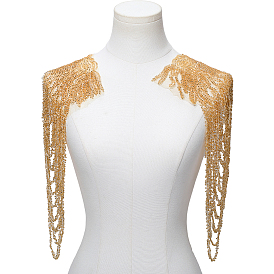 Модные полиэстеровые эполеты с кисточками, съемный плечевой значок, аксессуары для одежды