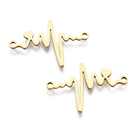 201 Stainless Steel Link Connectors, Laser Cut, Electrocardiograph