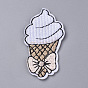 Computerized Embroidery Cloth Iron on/Sew on Patches, Costume Accessories, Ice Cream