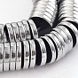 Flat Round/DiscElectroplated Non-magnetic Synthetic Hematite Bead Strands, 10x2mm, Hole: 2mm, about 188pcs/strand, 15.3 inch