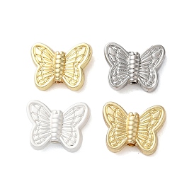 Rack Plating Alloy Beads, Butterfly