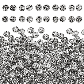 200шт 10 стиль тибетский стиль сплав бусина, рондель