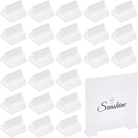 Plastic Card Holders, for Memo Note Name Sign Wedding Party Birthday, Rectangle