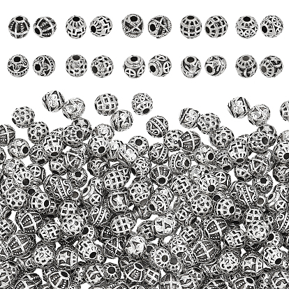 200шт 10 стиль тибетский стиль сплав бусина, рондель