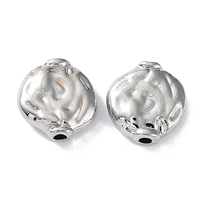 Crémaillère perles en alliage placage, , plat rond