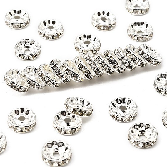 Латунные бусины из хрусталя класса А, рондель, для изготовления ювелирных изделий, без кадмия и без свинца, ожерелья и браслеты своими руками товары для рукоделия