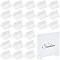 Plastic Card Holders, for Memo Note Name Sign Wedding Party Birthday, Rectangle