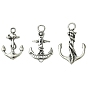 3 шт 3 стили 304 подвески из нержавеющей стали, якорь
