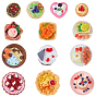 13 шт. 13 стили смоляные мини-имитации, удовольствие от еды, больше украшений, для кукольных аксессуаров, притворяющихся опорными украшениями