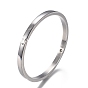 304 Stainless Steel Bangles, Stamping Blank Tag