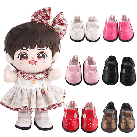 Chaussures de poupée en simili cuir, pour 18 "accessoires poupées american girl bjd