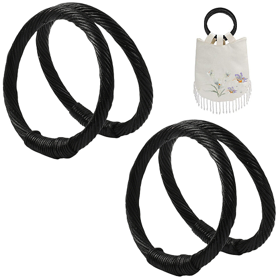 Кольцевые ручки для сумок из ротанга, принадлежности для изготовления сумок